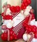 200PCS Red and White Balloon Garland Arch Kit with Star & Confetti Balloons – Valentine’s Day, Christmas, Engagement, Birthday & Anniversary Party Decorations (5–22 Inch Mix)